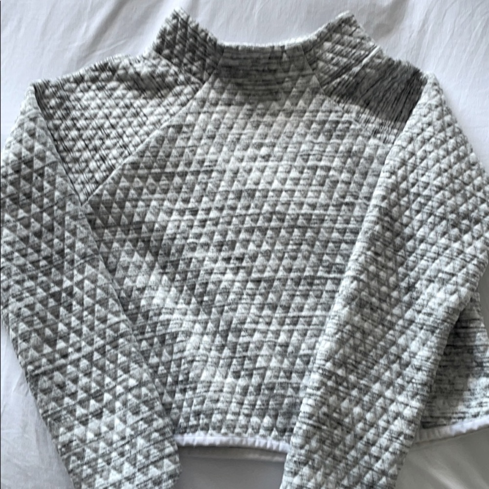 cropped zella crewneck